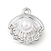 UV Plating Alloy Crystal Rhinestone Pendants RB-CBAD37D-37P-1