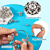 66pcs 11 style Tibetan Style Alloy European Beads FIND-TA0001-98-4
