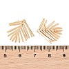 Brass Stud Earring Findings KK-CBA866A-10G-3