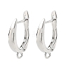 SHEGRACE Brass Hoop Earring Findings XGRQ79250-943P-1