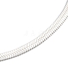 201 Stainless Steel Herringbone Chain Necklaces NJEW-M187-06P-2