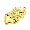 Alloy Rhinestone Settings Pendant PALLOY-H132-02G-06-2