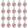 20Pcs Faceted Glass Charms RGLA-TADJ0001-01G-2