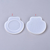 DIY Shell Mirror Lid Silicone Molds DIY-G014-12-2