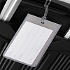 7Pcs 7 Colors Rectangle PVC Luggage Tag AJEW-LP0010-89-3