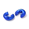 Acrylic Ring Stud Earrings EJEW-P251-35-3