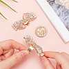 2Pcs Bowknot Alloy Rhinestone Shoe Decorations FIND-CP0002-28A-3