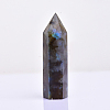Natural Labradorite Pointed Prism Bar Home Display Decoration G-PW0007-101A-1