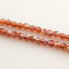 Electroplate Glass Bead Strands LS-EGLA-R094-4mm-11-1