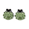 Handmade Polymer Clay & Rhinestone Big Pendants FIND-Q123-01E-1