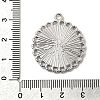 Tibetan Style Pendant Cabochon Settings TIBE-21668-P-RS-3