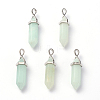 Natural Amazonite Double Terminated Pointed Pendants G-E364-A12-1
