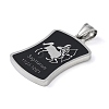 304 Stainless Steel Pendants LS-STAS-O008-01K-2