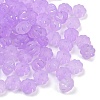 Frosted Transparent Acrylic Beads X1-OACR-P029-03B-04-1