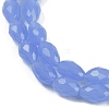 Electroplate Imitation Jade Glass Beads Strands EGLA-N013-J10mm-D06-3