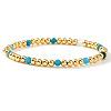 Natural Mixed Gemstone Beaded Stretch Bracelets TU5709-7-1