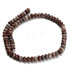 Natural Red Line Jasper Beads Strands G-Z111-A48-5