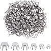 Unicraftale 600Pcs 6 Styles 304 Stainless Steel Sew on Prong Settings STAS-UN0020-77P-1