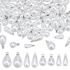 64Pcs 4 Styles ABS Plastic Imitation Pearl Pendants FIND-PH0027-71P-1
