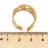 304 Stainless Steel Open Cuff Rings for Women RJEW-U060-01J-G-3
