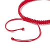 Nylon Thread Braided Bead Adjustable Bracelets BJEW-JB09769-01-4