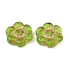 Czech Pressed Glass Beads GLAA-I061-32C-2