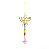 Faceted Teardrop Glass Suncatchers PW-WGAC696-04-1