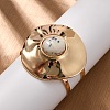 Alloy & Iron Cuff Bangles for Women LS-BJEW-F501-02KCG-2