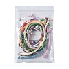 8Pcs 8 Colors Korean Waxed Polyester Cord Braided Bead Bracelets BJEW-FS00024-6