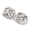 Non-Tarnish 304 Stainless Steel Stud Earrings EJEW-H013-35P-2