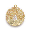 Brass Pendants KK-L177-15G-1