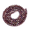 Electroplate Glass Beads Strands LS-EGLA-A044-T4mm-B13-3