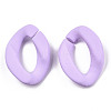 Opaque Spray Painted Acrylic Linking Rings X-OACR-S036-001A-I15-2