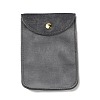 Velvet Jewelry Storage Pouches with Snap Button for Bracelets Necklaces Earrings ABAG-P013-01D-1