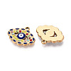 304 Stainless Steel Rhinestone Pendants STAS-N110-49B-G-2
