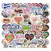 49Pcs Cat and Dog PVC Self Adhesive Stickers Set STIC-C003-01-1