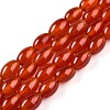 Dyed Natural Agate Beads Strands G-T141-15A-02-1