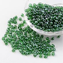 Round Glass Seed Beads X-SEED-A006-4mm-107B