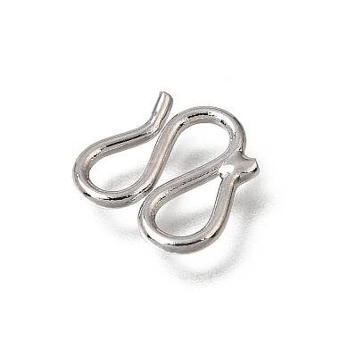 Brass M-Hook Clasps KK-CBA0DF0-14A-P-1