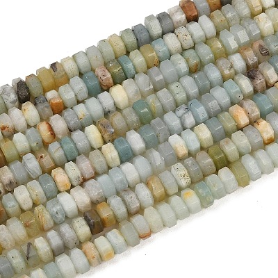 Natural Flower Amazonite Beads Strands LS-G-G317-A30-3X6MM-1