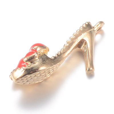 Alloy Enamel Pendants X-PALLOY-S086-061C-1