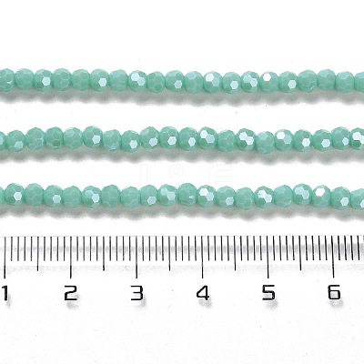 Electroplate Opaque Glass Beads Strands LS-EGLA-A035-P3mm-A14-1