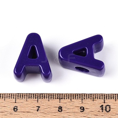 Opaque Acrylic European Beads OACR-M027-01A-03-1