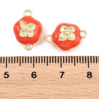 Brass Enamel Magnetic Clasps KK-C066-19G-1