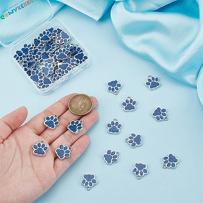 50Pcs Alloy Enamel Charms ENAM-GO0001-15A-1