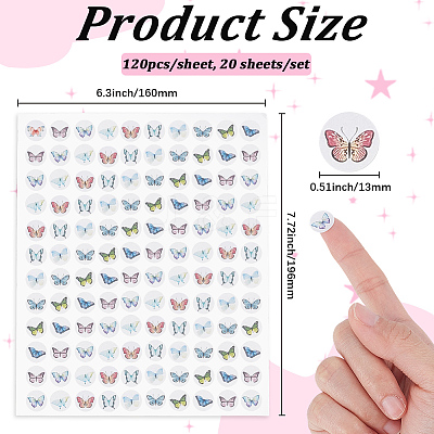 Paper Stickers DIY-SP0007-43C-1