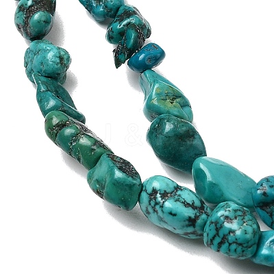 Natural HuBei Turquoise Bead Strands G-H345-A01-05-1
