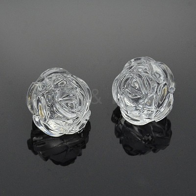Transparent Clear Frosted Acrylic Beads LS-X-PL713Y-1-1