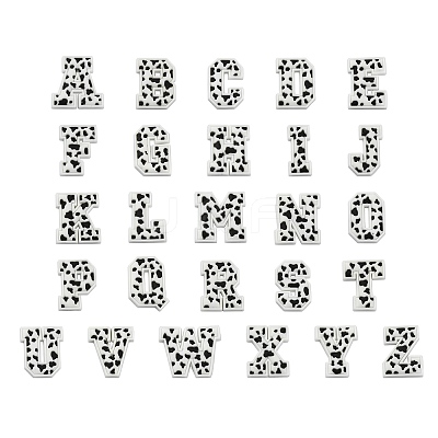 52Pcs 26 Styles PVC Plastic Cabochons FIND-CJ0002-58-1