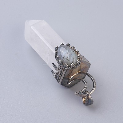 Natural Quartz Crystal Big Pendants G-F639-05A-1